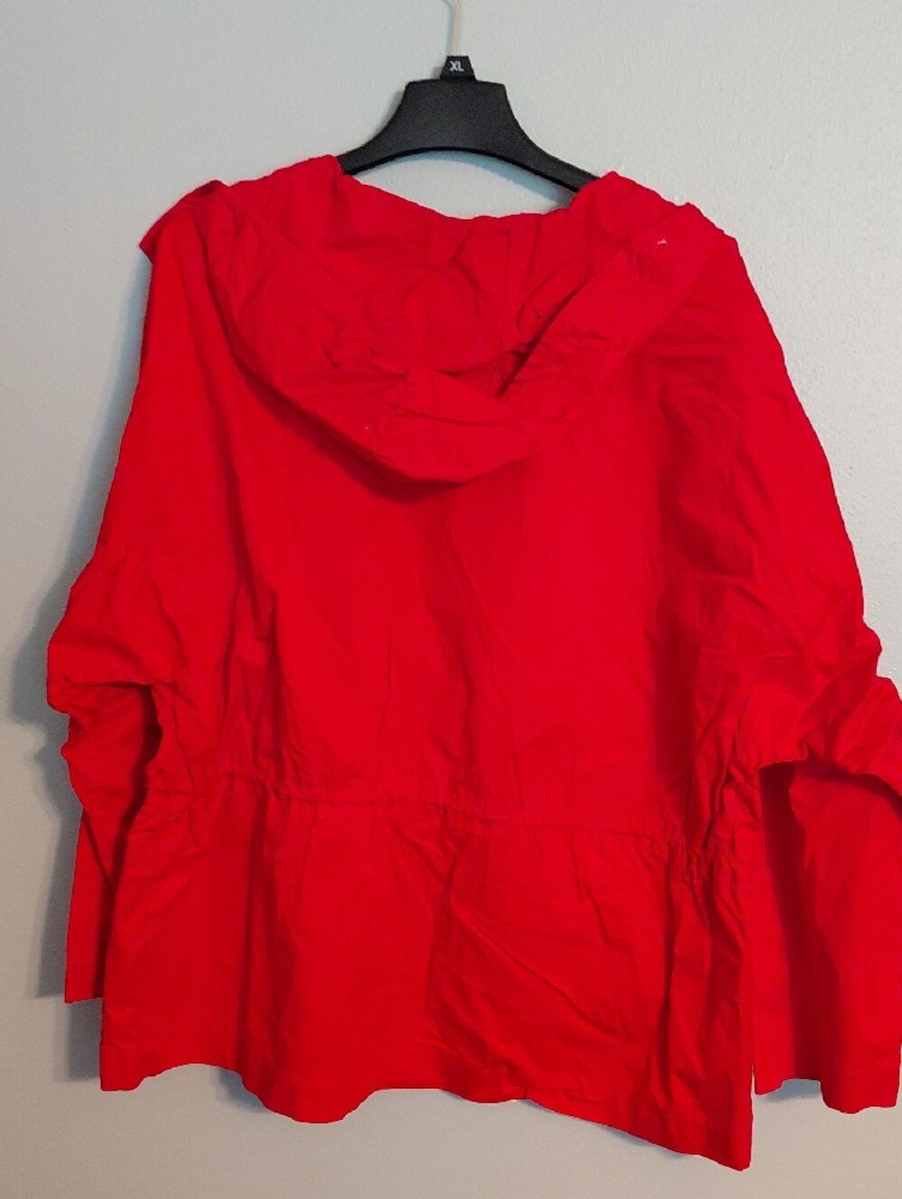 Liz Claiborne Red Hooded Utility Jacket - Picture 2 of 3